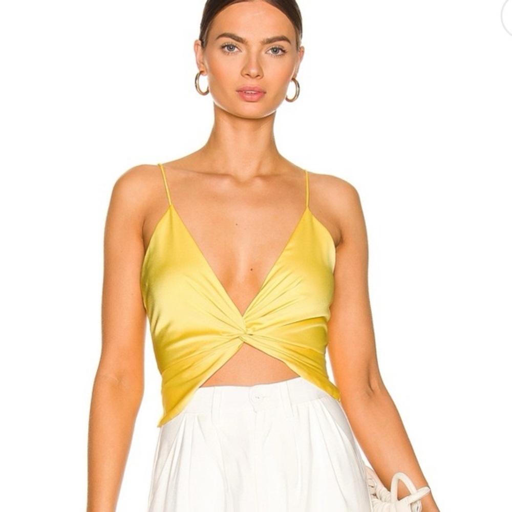 More To Come Twist Front Top